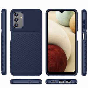 Thunder apvalks elastīgs bruņu Samsung Galaxy A13 5G zils