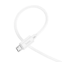 Kabelis USB-A uz Micro USB Hoco 2,4A 1 m X88 balts