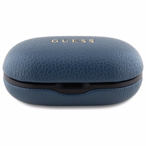 Guess Bluetooth austiņas GUTWSPGTSPSB TWS + dokstacija zilas/zilas graudains klasiskais logotips