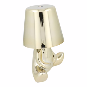 Galda lampa pie gultas GOLD MAN Art Deco sēdoša (versija 7) MLTL