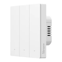SONOFF M5-3C-86W WiFi Matter viedais sienas slēdzis (3 kanāli)