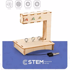 Wooden Assembly Kit "Traffic Lights", STEM Educational Toy