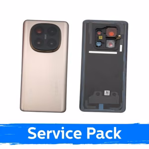 aizmugurējais vāciņš modelim Xiaomi Redmi Note 14 Pro+ 5G, krāsa: smilšu zelta, servisa iepakojums