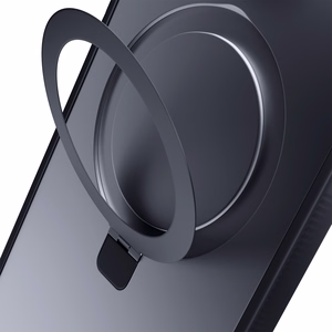 3mk Smoke viedtālruņa apvalks Mag&Stand Apple iPhone 16 plus - caurspīdīgs