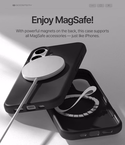Case Mercury Pure Magsafe Silicon Case Apple iPhone 17 black