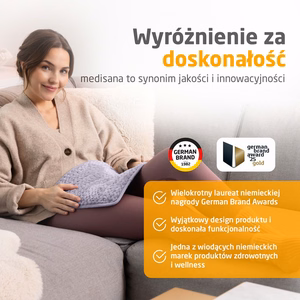 Medisana HP 518 sildīšanas spilvens, maigi violetā krāsā