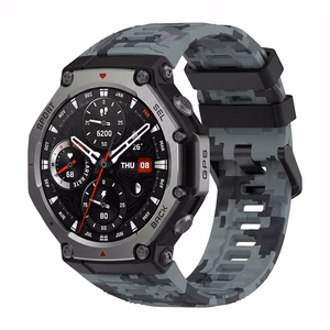 Blavec viedpulkstenis M-04 Falcon AMOLED GPS balss zvani (SWM04-GP) grafīta + 1 siksna