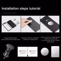 FORCELL F-GRIP MagElite magnētiskais auto turētājs ventilācijas atverei melns