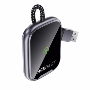 Bezvadu CarPlay/Android Auto adapteris Acefast QC1 melns