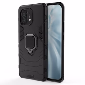 Telefona maciņš Ring Armor Xiaomi Mi 11 melns