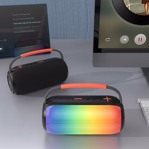 Dudao Y21 bezvadu skaļrunis ar RGB apgaismojumu Bluetooth 5.3 - melns