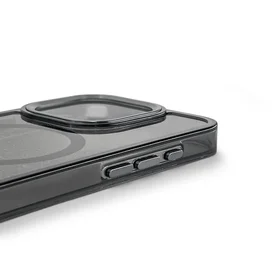 3mk Spīdīgs viedtālruņa apvalks MagSafe saderīgs iPhone 17 - melns