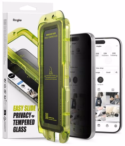 Ringke Easy Slide Privacy privātuma rūdītais stikls, 2 gab. komplekts iPhone 18 Pro Max