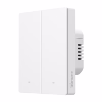 SONOFF M5-2C-80W WiFi Matter viedais sienas slēdzis (2 kanāli, rāmim)