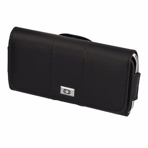 Tel Protect MAX jostas apvalks (IZMĒRS 14) Iphone 11/16 Plus/16 Pro/17 Pro/Huawei P30 Lite/Samsung S23/S24/S25 melns, ādas (155x80x14 mm)