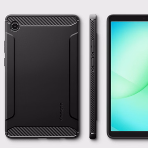 Spigen Rugged Armor macins priekš Samsung Galaxy Tab A11 8.7 X133 / X135 - Melns