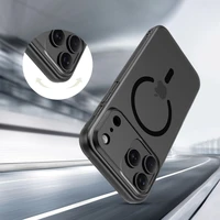 Tech-Protect MagSlim Magnētiskais viedtālruņa apvalks iPhone 17 - matēts melns