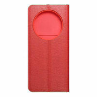 LUNA Book Gold viedtālruņa apvalks XIAOMI Redmi 14C sarkans