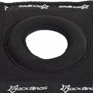 Rockbros LF1106L sporta ceļa kauliņa un ceļa locītavas aizsargs, izmērs L - melna