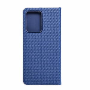 LUNA Book Carbon viedtālruņa apvalks XIAOMI Redmi Note 12 Pro 5G zils