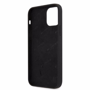 AMG silikona liels logotips apvalks iPhone 12 Pro Max - melns