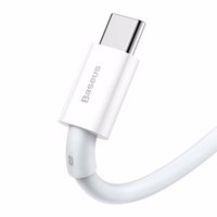 Baseus kabelis Superior USB - USB-C 2,0 m balts 66W