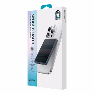 Power Bank Benks 5000mAh MP15 ArmorGo Aurora Light - Type C - магнитный с индукционной зарядкой