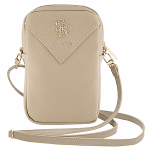 Guess bag Zip Triangle 4G beige
