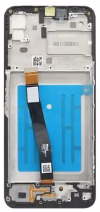 LCD screen Samsung A226 A22 5G ar touch screen un frame Melns original