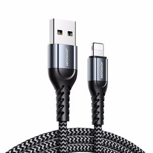 USB kabelis Joyroom N10 pelēks Lightning (komplekts 3 gab.: 25cm / 120cm / 200cm)