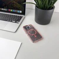 Mirdzošs magnētiskais viedtālruņa apvalks Samsung Galaxy A26 5G - rozā