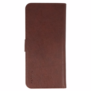 WONDER COMMON Universal Book Case (SIZE XL) for Samsung A12/A13 4G/A34 5G/A02S/Xiaomi Redmi 12 4G/12C/Note 12 4G/12 Pro 5G/Oppo A53S/A72/A92 brown