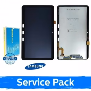 LCD displejs saderīgs ar Samsung T630 / T635 Tab Active 4 Pro melns (Service Pack)