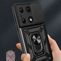 Tech-Protect CamShield Pro Viedtālruņa apvalks Xiaomi Redmi Note 13 Pro 4G / LTE / Poco M6 Pro 4G / LTE - melns