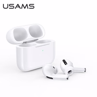 USAMS Austiņas Bluetooth 5.0 TWS Emall Series bezvadu balts BHUYM01 (US-YM001)