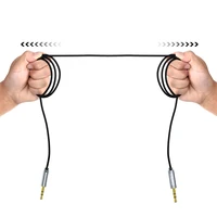 Choetech AUX002 kabelis mini džeks 3,5 mm (spraudnis) / mini džeks 3,5 mm (spraudnis) 1,2 m - melns