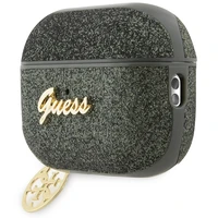 Guess GUAP2GLGSHA viedtālruņa apvalks (m) - zaļš Glitter Flake 4G Charm Collection
