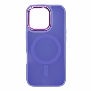Magnētiskā kolekcija MagSafe viedtālruņa apvalks iPhone 16 Pro Max - violeta