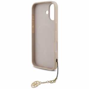 Guess 4G Charms Collection Magnētiskais viedtālruņa apvalks iPhone 17 - rozā