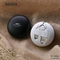 REMAX kabelis Cutebaby RC-99a - USB uz Type C - 1 metrs balts