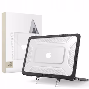 Tech-Protect Kevlar Pro Case for MacBook Neo 13" 2026 - Black and Clear
