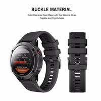 TECH-PROTECT SMOOTH GARMIN FENIX 5 / 6 / 6 PRO / 7 melns