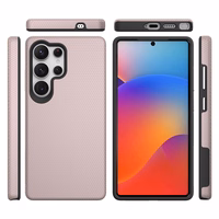 Perfectionists Trīsstūra korpuss Samsung S928 S24 Ultra rozā zelts