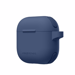 AmazingThing Omni korpuss ausu austiņām AirPods 4 – tumši zilais