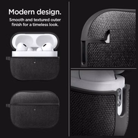 Spigen Urban Fit viedtālruņa apvalks Apple AirPods Pro 1 / 2 - melns