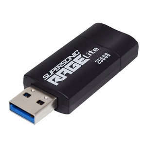 USB zibatmiņa PATRIOT Rage Lite 512GB 120 MB/S USB 3.2 izvelkama melna (PEF512GRLB32U)