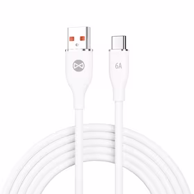 Uz visiem laikiem kabelis USB - USB-C 1,0 m 6A balts