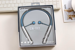 GJBY headphones - BLUETOOTH CA-112 Blue