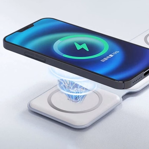 Беспроводное зарядное устройство Dudao "A11N 3in1" белое 15W (для iPhone / Apple Watch / Airpods)