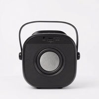 Blavec portatīvais Bluetooth skaļrunis WS-08 Karaoke Idol 8W ar 2 mikrofoniem melns